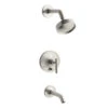 Kohler K-T14420-4-BN Purist One Handle Tub & Shower Faucet Trim Kit - Brushed Nickel