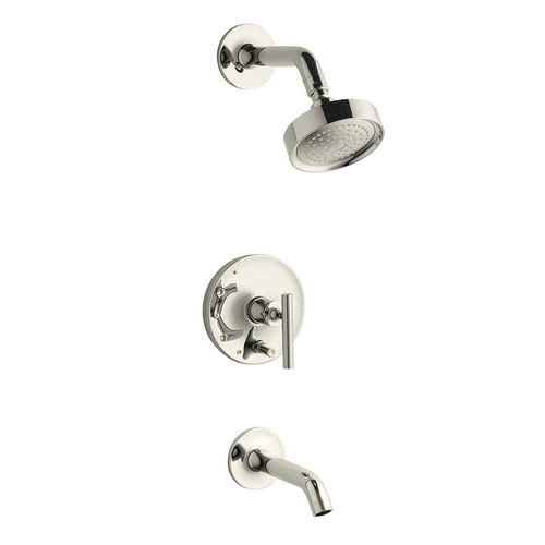 Kohler K-T14420-4-SN Purist One Handle Tub & Shower Faucet Trim Kit - Polished Nickel 1 Kohler K-T14420-4-SN Purist One Handle Tub & Shower Faucet Trim Kit - Polished Nickel