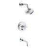 Kohler K-T14421-3-CP Purist One Handle Tub & Shower Faucet Trim Kit - Polished Chrome