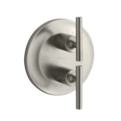 Kohler K-T14489-4-BN Purist Two Handle Stacked Valve Trim Kit - Brushed Nickel