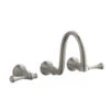 Kohler K-T16106-4A-BN Revival Two Handle Wall-Mount Lavatory Faucet - Brushed Nickel