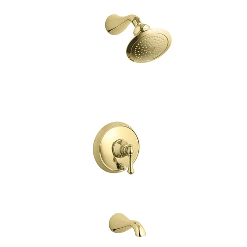 Kohler K-T16115-4A-PB Revival One Handle Tub & Shower Faucet Trim Kit - Polished Brass 1 Kohler K-T16115-4A-PB Revival One Handle Tub & Shower Faucet Trim Kit - Polished Brass