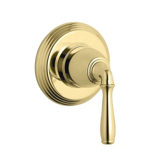 Kohler K-T376-4-PB Devonshire Single Handle Diverter Trim With Metal Lever Handle - Polished Brass 1 Kohler K-T376-4-PB Devonshire Single Handle Diverter Trim With Metal Lever Handle - Polished Brass