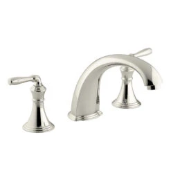 Kohler K-T398-4-SN Devonshire Deck/Rim Mount Roman Tub Filler Trim - Polished Nickel