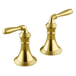 Kohler K-T413-4-PB Devonshire Two Handle Valve Only Faucet Trim Kit - Polished Brass