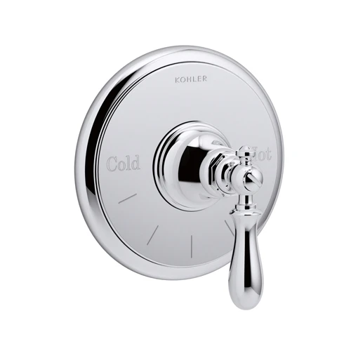 Kohler K-T72769-9M-CP Artifacts Thermostatic Valve Trim With Swing Lever Handle - Chrome 1 Kohler K-T72769-9M-CP Artifacts Thermostatic Valve Trim With Swing Lever Handle - Chrome
