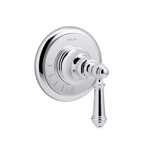 Kohler K-T72771-4-CP Artifacts Volume Control Valve Trim With Lever Handle - Chrome 1 Kohler K-T72771-4-CP Artifacts Volume Control Valve Trim With Lever Handle - Chrome