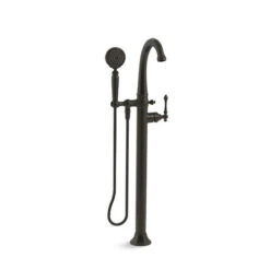Kohler K-T97332-4-2BZ Kelston Floor Mount Bath Filler With Handshower - Oil Rubbed Bronze