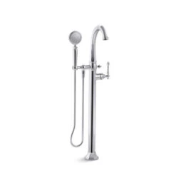 Kohler K-T97332-4-CP Kelston Floor Mount Bath Filler With Handshower - Chrome