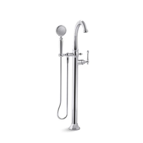 Kohler K-T97332-4-CP Kelston Floor Mount Bath Filler With Handshower - Chrome 1 Kohler K-T97332-4-CP Kelston Floor Mount Bath Filler With Handshower - Chrome