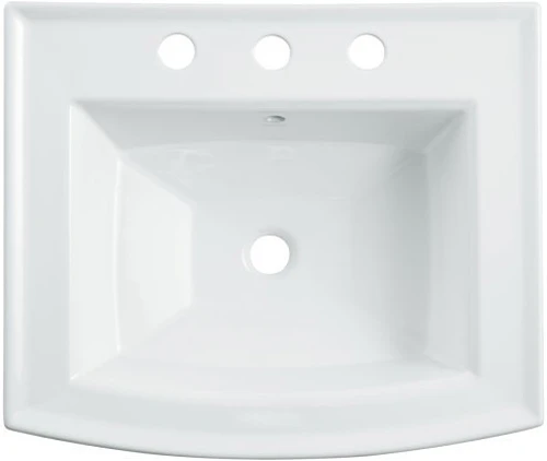 Kohler K-2358-1 Archer 24" Pedestal Top - White 1 Kohler K-2358-1 Archer 24" Pedestal Top - White