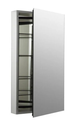 Kohler K-2913-PG Catalan 15" X 36" Single Door Medicine Cabinet - Satin Anodized Aluminum
