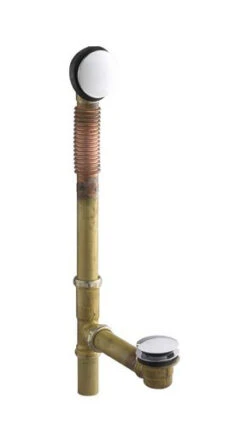 Kohler K-7259-2BZ Clearflo Brass Toe Tap Bath Drain - Oil Rubbed Bronze