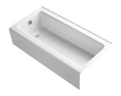 Kohler K-837 Bellwether Bath Tub 60" L X 30 1/4" W Cast Iron Soaking - Biscuit (Pictured In White)