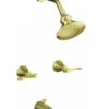 Kohler K-16213-4-PB Revival Two Handle Tub & Shower Faucet - Polished Brass