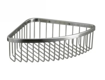 Kohler K-1897-S Large Corner Shower Basket - Polished Stainless 1 Kohler K-1897-S Large Corner Shower Basket - Polished Stainless