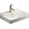 Kohler K-5027-8-0 Reve 23" Lavatory - White (Faucet Not Included)