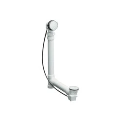 Kohler K-7213-CP Clearflo Cable Bath Drain With PVC Tubing - Polished Chrome