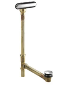 K-7271-2BZ Kohler Clearflo Slotted Overflow Brass Bath Drain - Oil Rubbed Bronze (Picturede In Chrome)