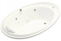 Kohler K-1110-V-0 Purist Whirlpool With Spa/Massage Experience Package - White