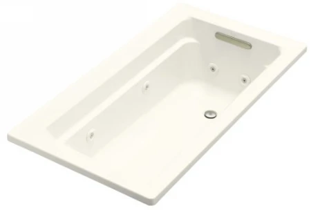 Kohler K-1122-H-96 Archer 5' Whirlpool With In-Line Heater - Biscuit 1 Kohler K-1122-H-96 Archer 5' Whirlpool With In-Line Heater - Biscuit