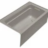 Kohler K-1123-RA-K4 Archer? 5' Bath With Integral Apron And Right Hand Drain - Cashmere