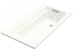Kohler K-1124-H-0 Archer 6' Whirlpool With In-Line Heater - White