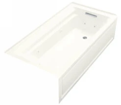 Kohler K-1124-RA-0 Archer 6' Whirlpool With Integral Apron - White