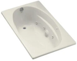 Kohler K-1139-H-96 Proflex 6036 Whirlpool With In-Line Heater - Biscuit