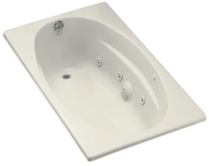 Kohler K-1139-H-96 Proflex 6036 Whirlpool With In-Line Heater - Biscuit 1 Kohler K-1139-H-96 Proflex 6036 Whirlpool With In-Line Heater - Biscuit