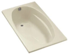 Kohler K-1142-R-96 Proflex 6036 Bath With Tile Flange And Right Hand Drain - Biscuit