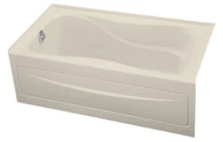 Kohler K-1219-LA-47 Hourglass 5' Bath With Integral Apron And Left Hand Drain - Almond