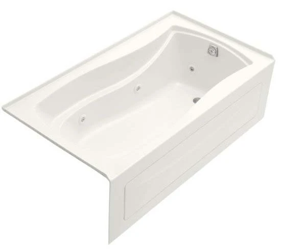 Kohler K-1224-RA-0 Mariposa 5.5' Whirlpool With Integral Apron And Right Hand Drain - White 1 Kohler K-1224-RA-0 Mariposa 5.5' Whirlpool With Integral Apron And Right Hand Drain - White