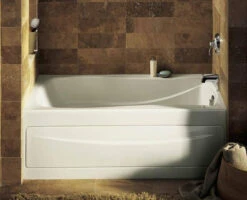 Kohler K-1242-RA-0 Mariposa 5' Bath With Integral Apron And Right Hand Drain - White