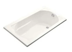 Kohler K-1357-G-0 Devonshire BubbleMassage Bath - White