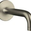 Kohler K-14427-BN Purist 7-3/4" Wall-Mount Non-Diverter Bath Spout - Brushed Nickel