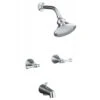 Kohler K-16213-4A-CP Revival Double Metal Lever Handle Tub And Shower - Polished Chrome