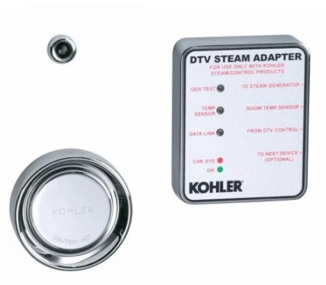 Kohler K-1737-CP DTV II Steam Adapter Kit - Polished Chrome 1 Kohler K-1737-CP DTV II Steam Adapter Kit - Polished Chrome