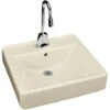 Kohler K-2084-0 Soho 20" Wall Mounted Lavatory Sink With Single Faucet Hole - White (Pictured In Biscuit)