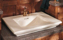 Kohler K-2269-1-0 Memoirs Lavatory Basin With Stately Design And Single Hole Drilling - White