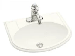 Kohler K-2279-1-0 Devonshire Self-Rimming Lavatory - White (Faucet Not Included)