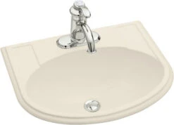 Kohler K-2279-8-47 Devonshire Self-Rimming Lavatory With 8" Centers - Almond