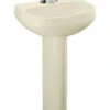 Kohler K-2293-1-47 Wellworth Pedestal Lavatory - Almond