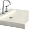 Kohler K-2314-8-96 Purist Fireclay Wading Pool Lavatory - Biscuit