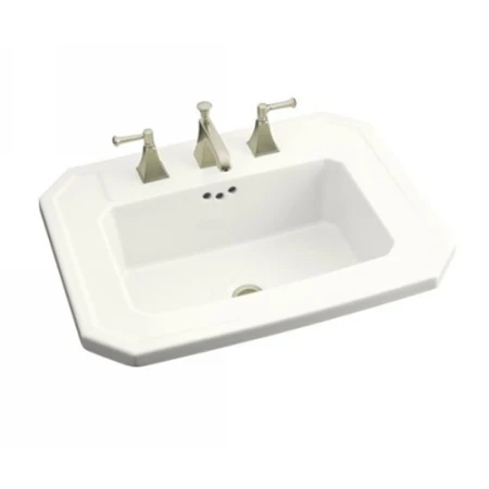Kohler K-2325-8-0 Kathryn Self-Rimming Lavatory With 8" Centers - White (Faucet Not Included) 1 Kohler K-2325-8-0 Kathryn Self-Rimming Lavatory With 8" Centers - White (Faucet Not Included)