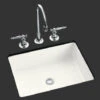 Kohler K-2330-0 Kathryn Undermount Lavatory Sink With Overflow - White