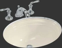 Kohler K-2336-7 Devonshire Undercounter Lavatories - Black (Pictured In Almond)