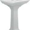 Kohler K-2344-1-0 Memoirs 24" Pedestal Lavatory With Stately Design - White