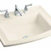 Kohler K-2356-4-47 Archer Self-Rimming Lavatory With 4" Centers - Almond (Faucet Not Included)