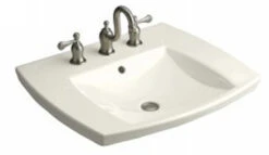 Kohler K-2381-8-96 Kelston Lavatory Basin With 8" Centers - Biscuit